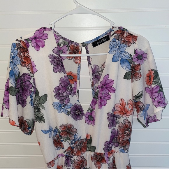 Floral floor length dress - Picture 2 of 6